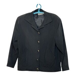 Vintage Samuel Robert Peter Hatsi Androu Jacket Black UltraSuede Chic USA Made 6